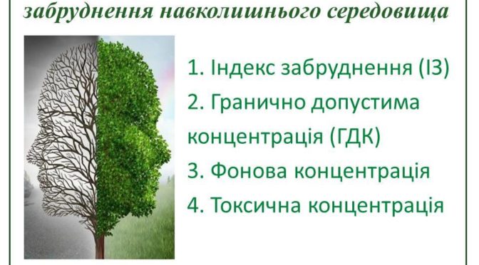 КРИТЕРІЇ КІЛЬКІСНОЇ ОЦІНКИ РІВНЯ ЗАБРУДНЕННЯ НАВКОЛИШНЬОГО СЕРЕДОВИЩА